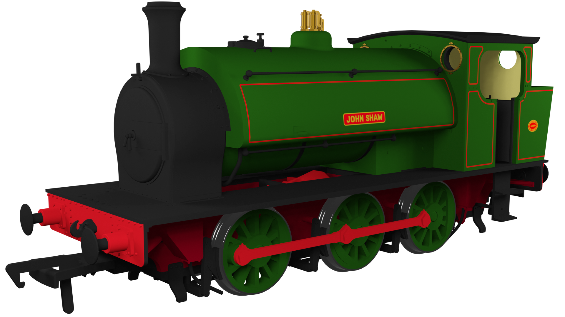903516 Rapido Trains UK 16″ Hunslet – “John Shaw” - DCC Sound Fitted