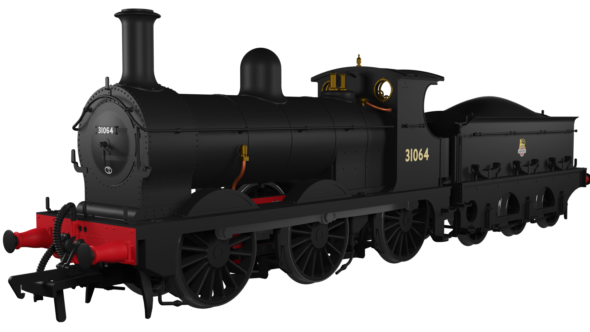 966010 Rapido Trains UK SECR O1 No.31064 British Railways Early Crest Unlined Black - DC/Silent